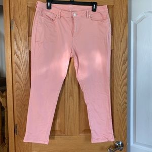 A.N.A Pink Skinny Ankle Jeans